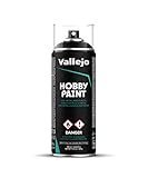 Vallejo Hobby Paint Spray Negro 400 Ml. Imprimación en Spray para Modelismo y Maquetas de Acabado...