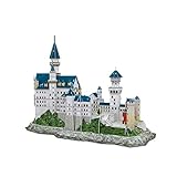 World Brands Castillo Neuschwanstein, Puzzles para Adultos, Maquetas para Montar, Rompecabezas 3D,...