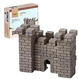 Buroku - Kit Construcción Medieval 85 Piezas | Castillo Realista | Ladrillos de Piedra | Fomenta...