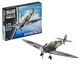 Revell Maqueta de avión 1: 72 – Spitfire MK.IIA en Escala 1: 72, Nivel 3, réplica exacta con...