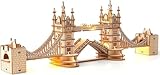 RoWood Puzzle 3D Madera Puente de la Torre Maquetas para Construir Adultos, Tower Bridge Maquetas de...