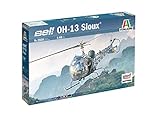 Italeri 2820S - 1:48 OH-13 Scout Helicopter Korea War, modelismo, Kit, maqueta, Hobby, encolado, Kit...