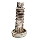 kowaku Torre Resina Pisa Piazza Miniatura Modelo Tabletop Decor