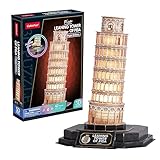 Puzzle 3D - Torre de Pisa Led | Puzzle 3D Regalo Niño 8 Años | Puzzle 3D Adultos Y Puzzle 3D...