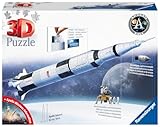 Ravensburger - Puzzle 3D, Apollo Saturn V Rocket, Maqueta para Adultos y Niños de 8+ Años,...