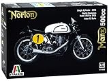 Italeri 4602-1:9 Norton Manx 500cc 1951 Motocicleta, El Reloj Es Parte del Producto