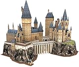 World Brands- Harry Potter-Castillo de Hogwarts Puzzles 3D, Kit de Construcción, Multicolor (Cubic...