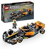 Lego Speed Champions Coche de Carreras de Fórmula 1 McLaren 2023 Maqueta de Vehículo de Juguete,...