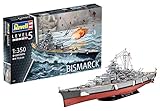 Revell- Bismarck Maqueta Acorazado, 14+ Años, 71,8 cm de Largo (05040)