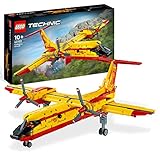 LEGO Technic Avión de Bomberos de Juguete, Maqueta de Avión para Construir, Juego Educativo,...