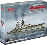 ICM Maqueta de Kronprinz Fullhull & Waterline WWI German Battleship (S.016)