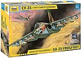 Zvezda - Modelos de Aviones Sukhoi Su - 25 Frogfoot, Escala 1:72