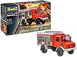 Revell Kit de construcción I Mercedes-Benz Unimog U1300L TLF 8/18 I vehículo de bomberos I 210...