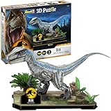 Revell 00243 Jurassic World-Blue 3D Puzzle Dinosaurios Rompecabezas, Multicolor