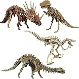 Fycooler Rompecabezas 3D,Modelo de Dinosaurio,Rompecabezas de Madera 3D, Rompecabezas de...