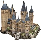 Asmodee- Castillo de Hogwarts Harry Potter-Puzzle 3D: Torre de Astronomía Construcción (4D...