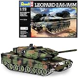 Revell Maqueta Leopard 2A6/A6M, Kit Modelo, Escala 1:72 (03180), Multicolor, 1/72