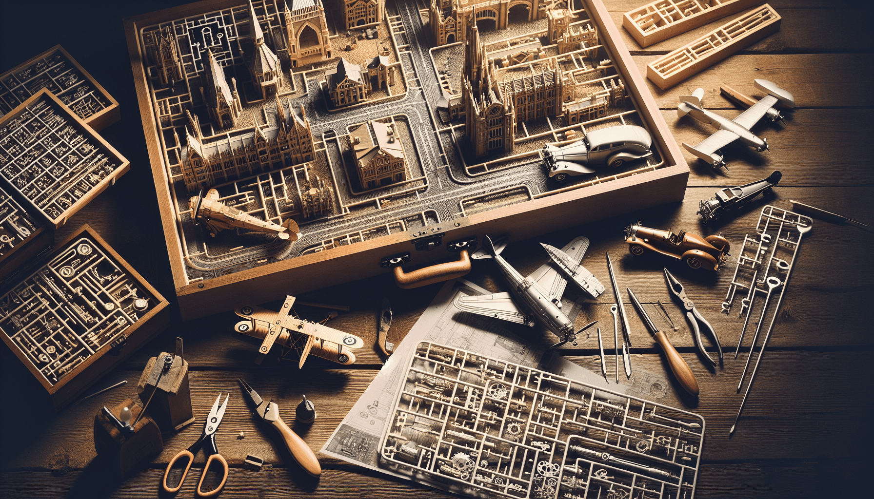 ROKR Puzzle 3D Madera Auto Maquetas Para Construir Adultos, Kits De
